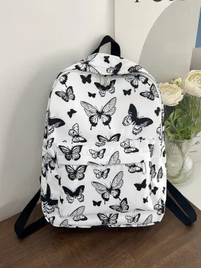 1 mochila clasica azul para estudiantes, gran capacidad y versatil para viajes diarios y a la escuela