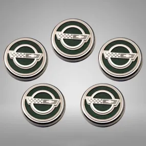 1984-1996 C4 Corvette - C4 Style Fluid Cap Cover Sets 5Pc - Automatic Transmission