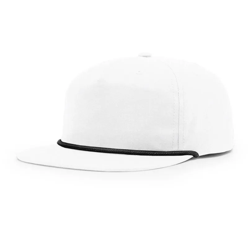 256 Richardson Hat | Work Hard Live Well | Black   White | Manready Mercantile