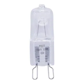 35W Warm White (3000K) G9 Base T4 Halogen Light Bulb