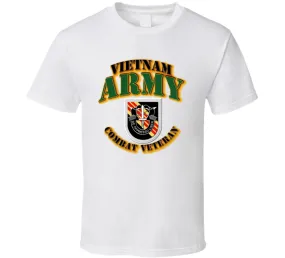 5th SFG  Flash - Vietnam - Combat Vet T Shirt