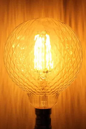 6W B22 Filament LED Lattice 2200K Bulb Dimmable