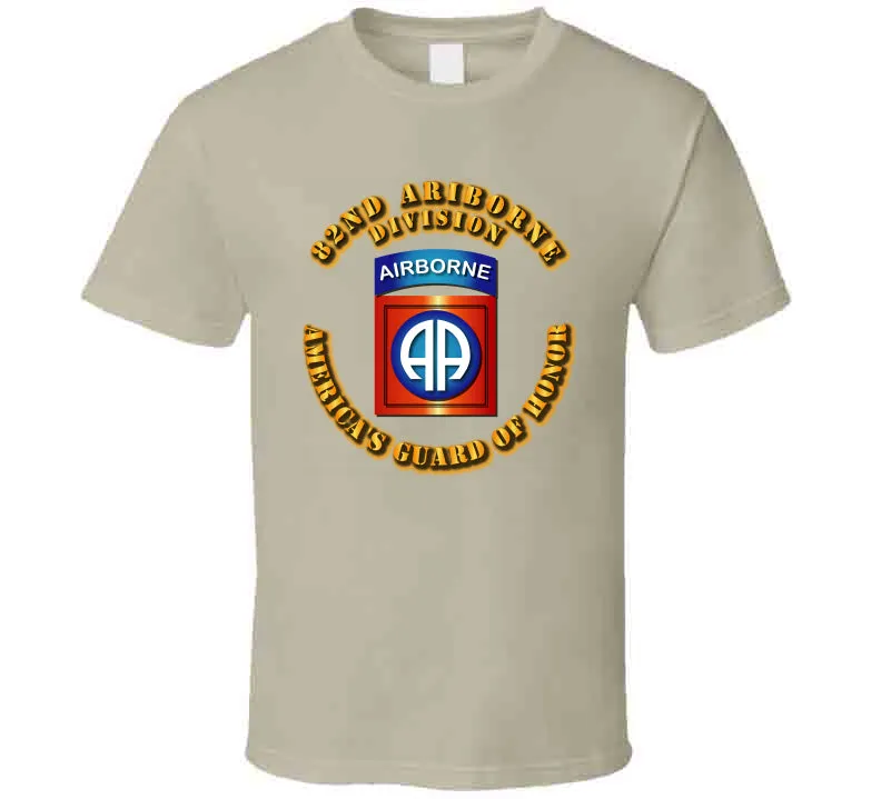 82nd Airborne Division - SSI - Guard T Shirt