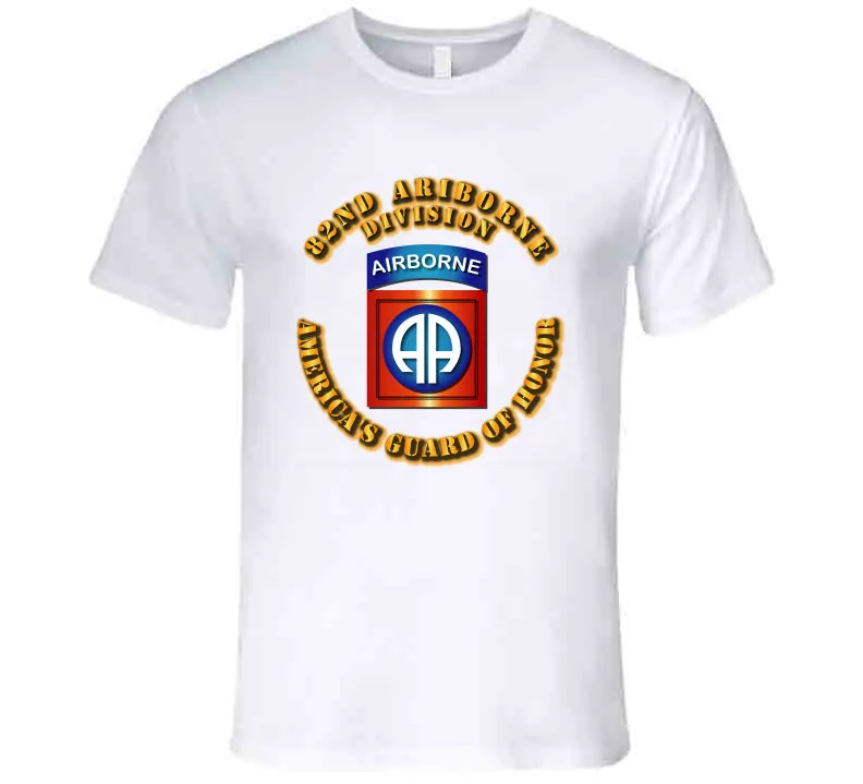 82nd Airborne Division - SSI - Guard T Shirt