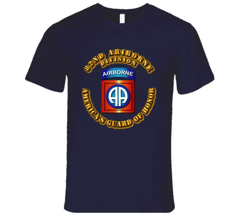 82nd Airborne Division - SSI - Guard T Shirt