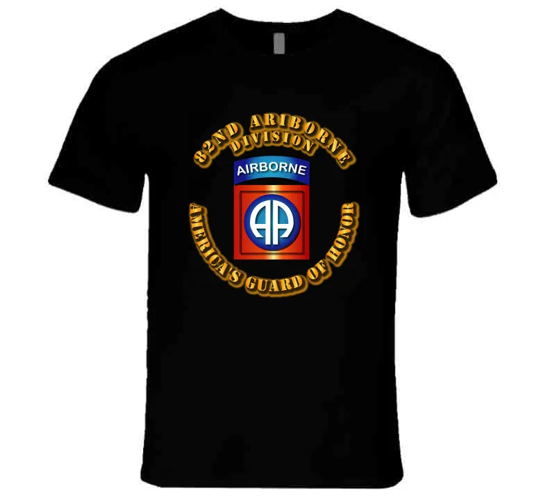 82nd Airborne Division - SSI - Guard T Shirt