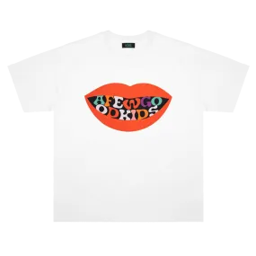 AFGK : Logo In Mouth Tee White