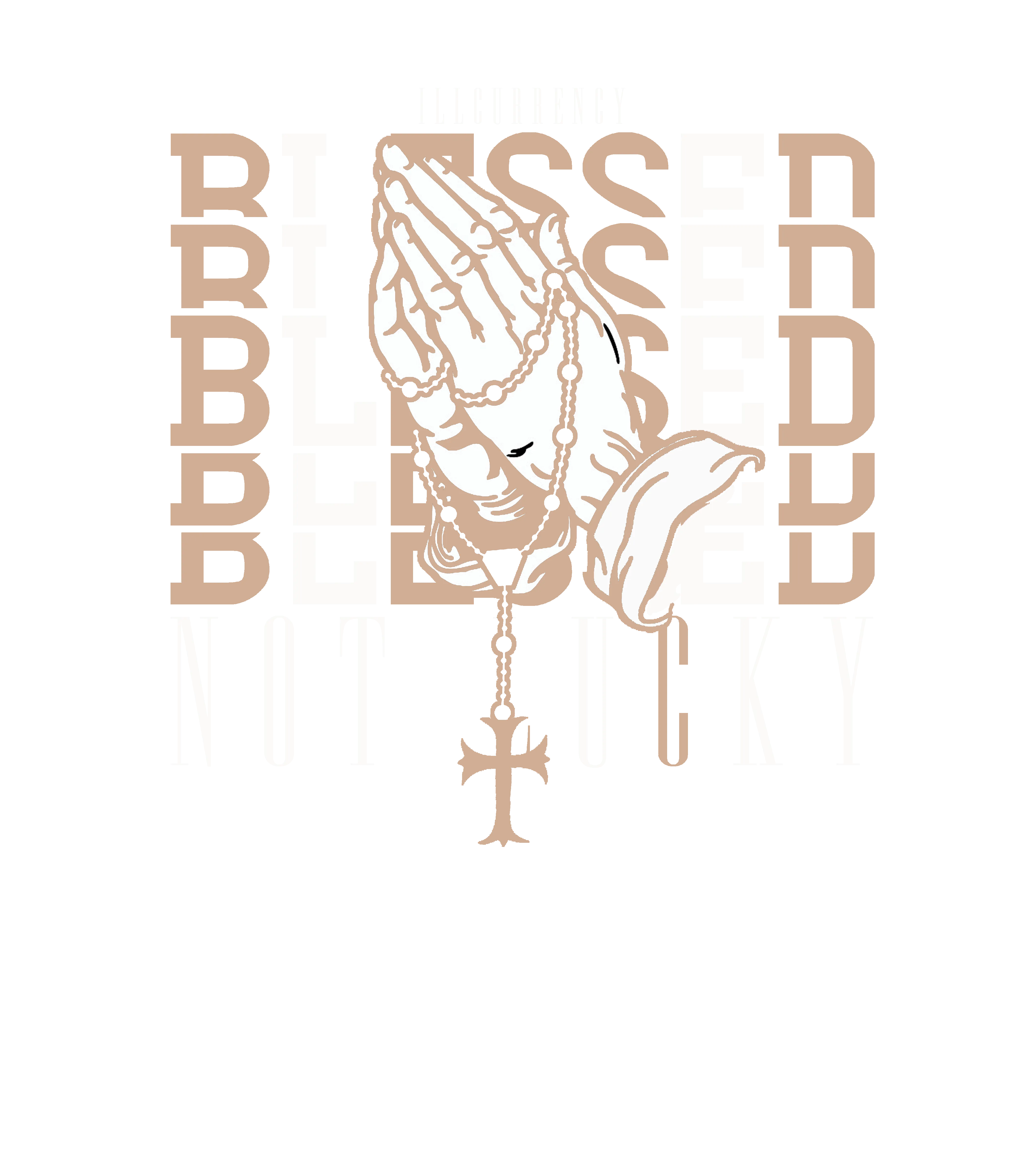 Air Jordan 1 High OG Latte Black T-Shirt (Blessed not lucky)| illcurrency