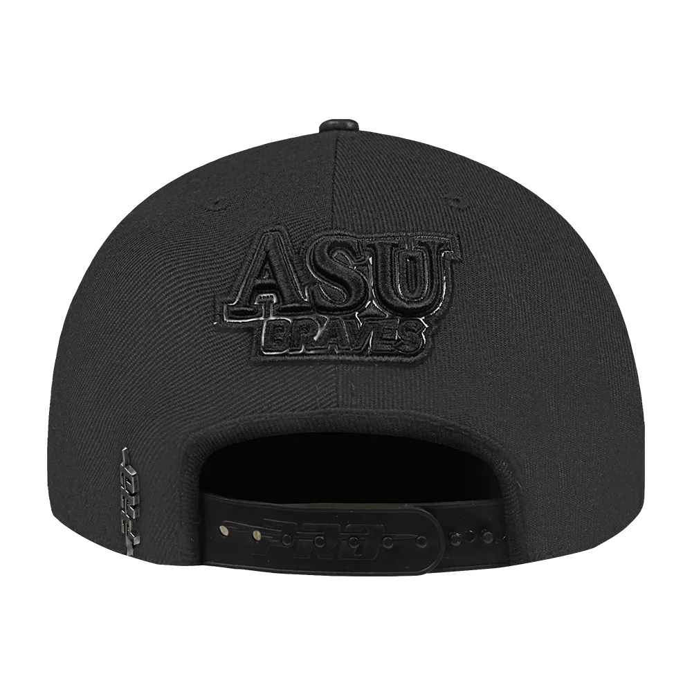 ALCORN STATE UNIVERSITY TRIPLE BLACK SNAPBACK (TRIPLE BLACK)