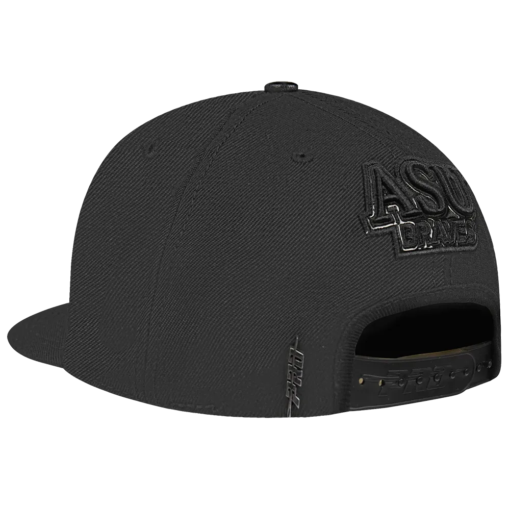 ALCORN STATE UNIVERSITY TRIPLE BLACK SNAPBACK (TRIPLE BLACK)