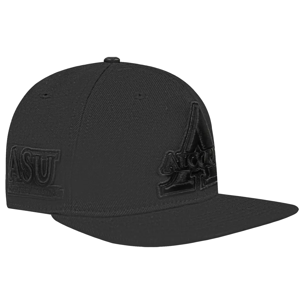 ALCORN STATE UNIVERSITY TRIPLE BLACK SNAPBACK (TRIPLE BLACK)