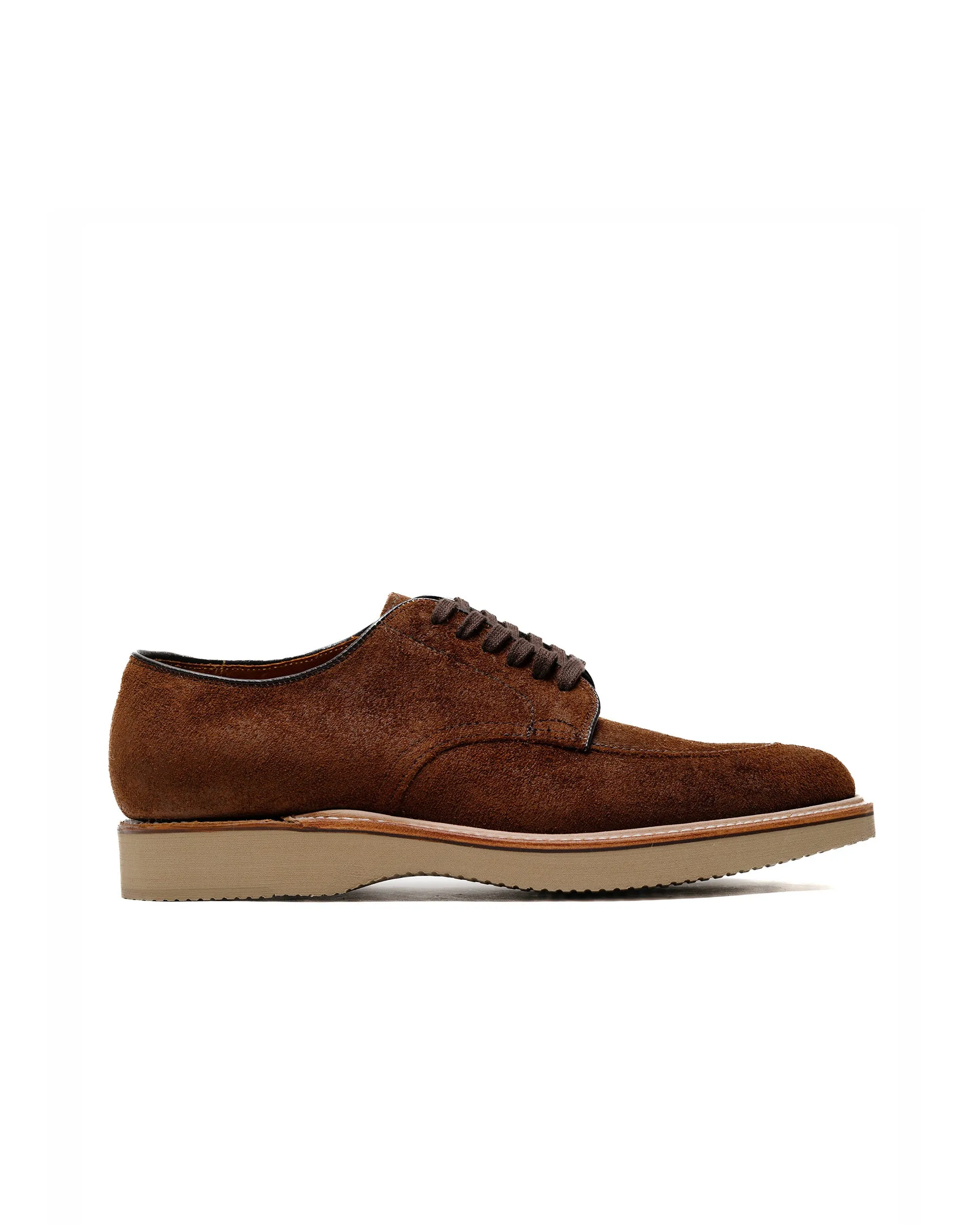 Alden V Tip Blucher Reverse Tobacco Chamois G2602