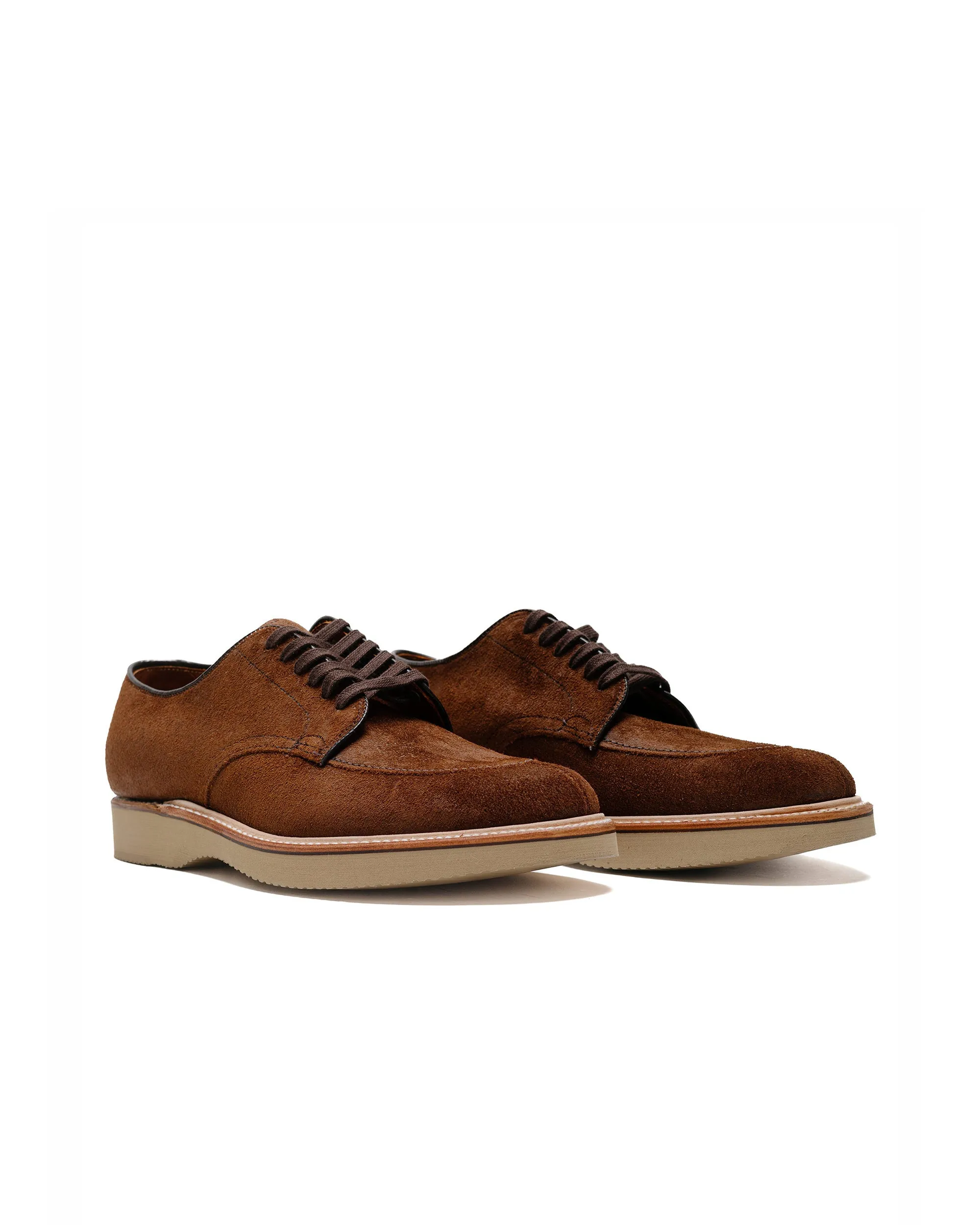 Alden V Tip Blucher Reverse Tobacco Chamois G2602