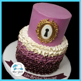 Alice In Wonderland Buttercream Ruffle Cake