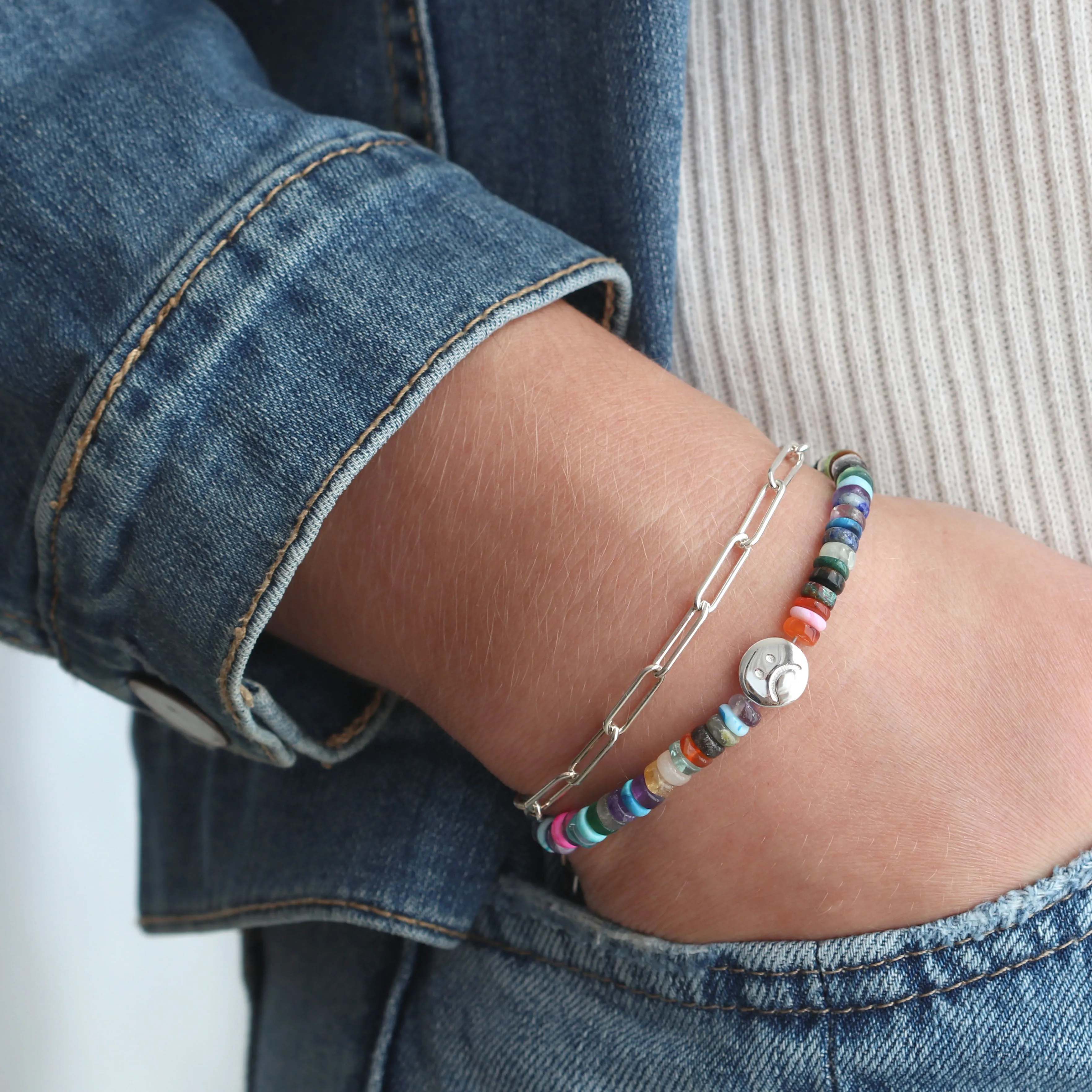 All The Gems Happy & Sad Bracelet