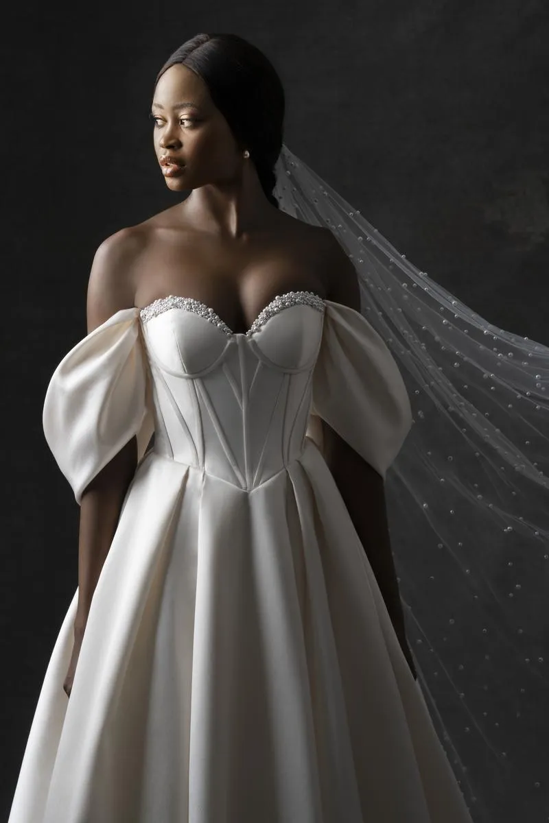 Allure Bridals Couture Basque Corset Dress C740