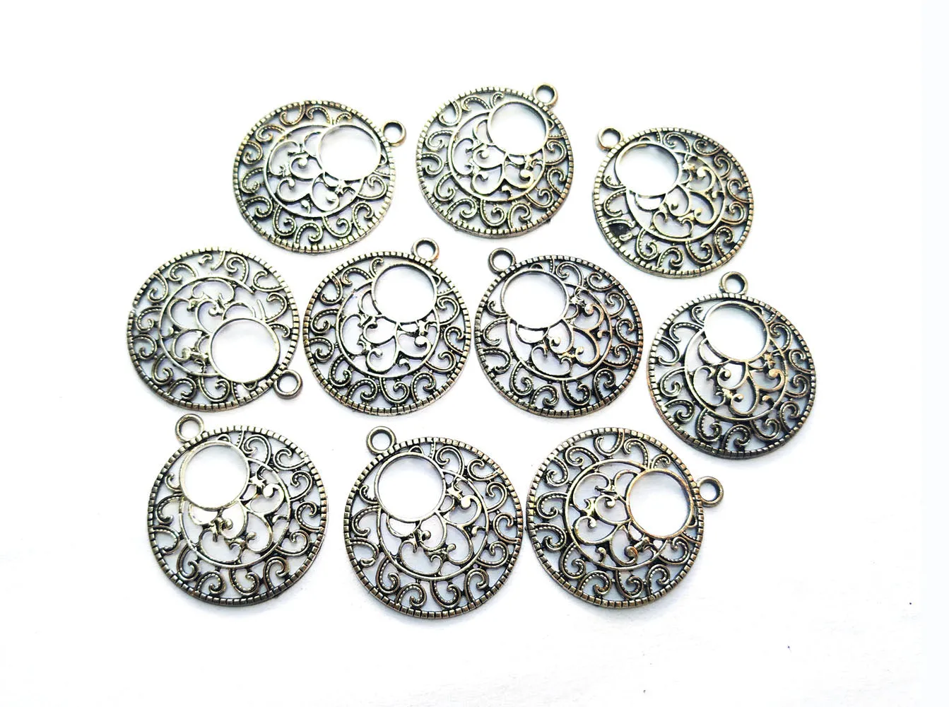 Antique Silver Metal Charms