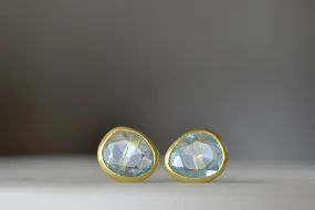 Aquamarine Classic Studs