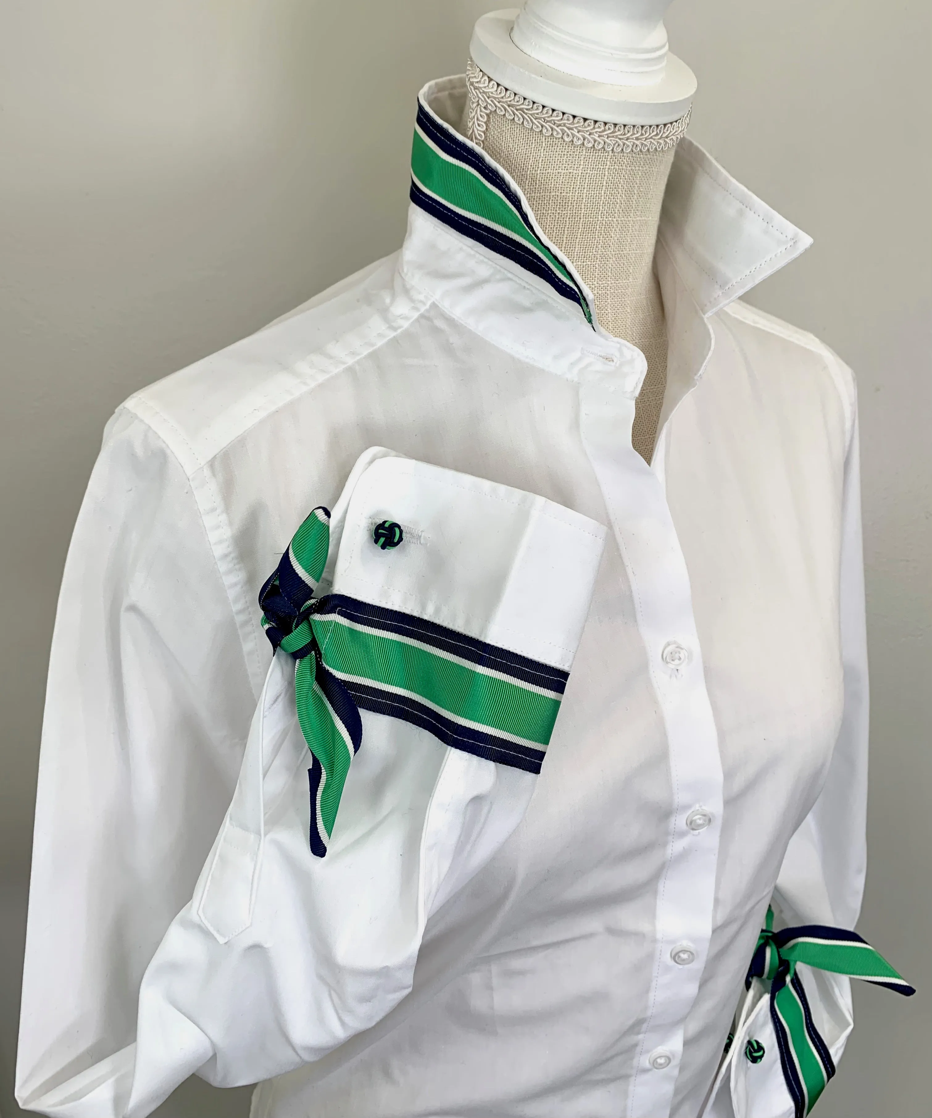 Audrey Ribbon French Cuff Shirt (RFC21)