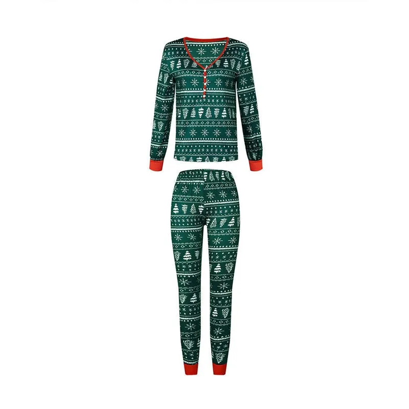 Autumn and Winter Christmas Family Matching Pyjamas Set