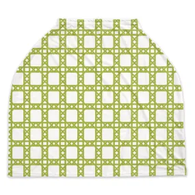 Baby Car Seat Cover - Chippendale Green