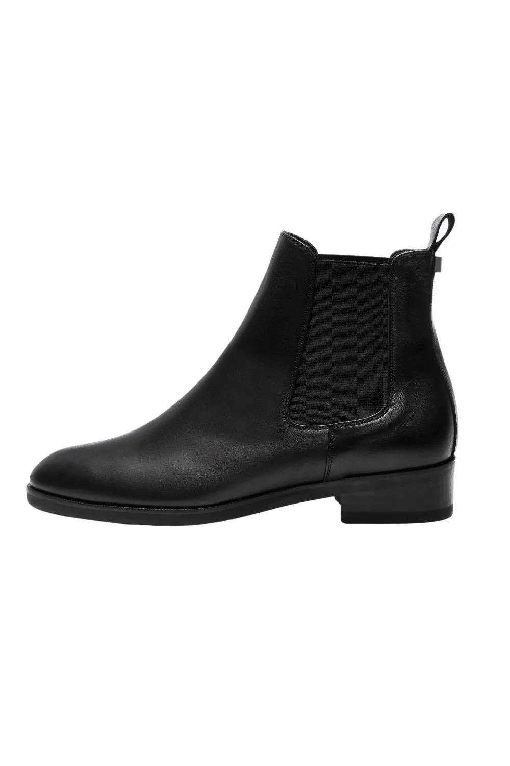 Back Square Point Chelsea Boots