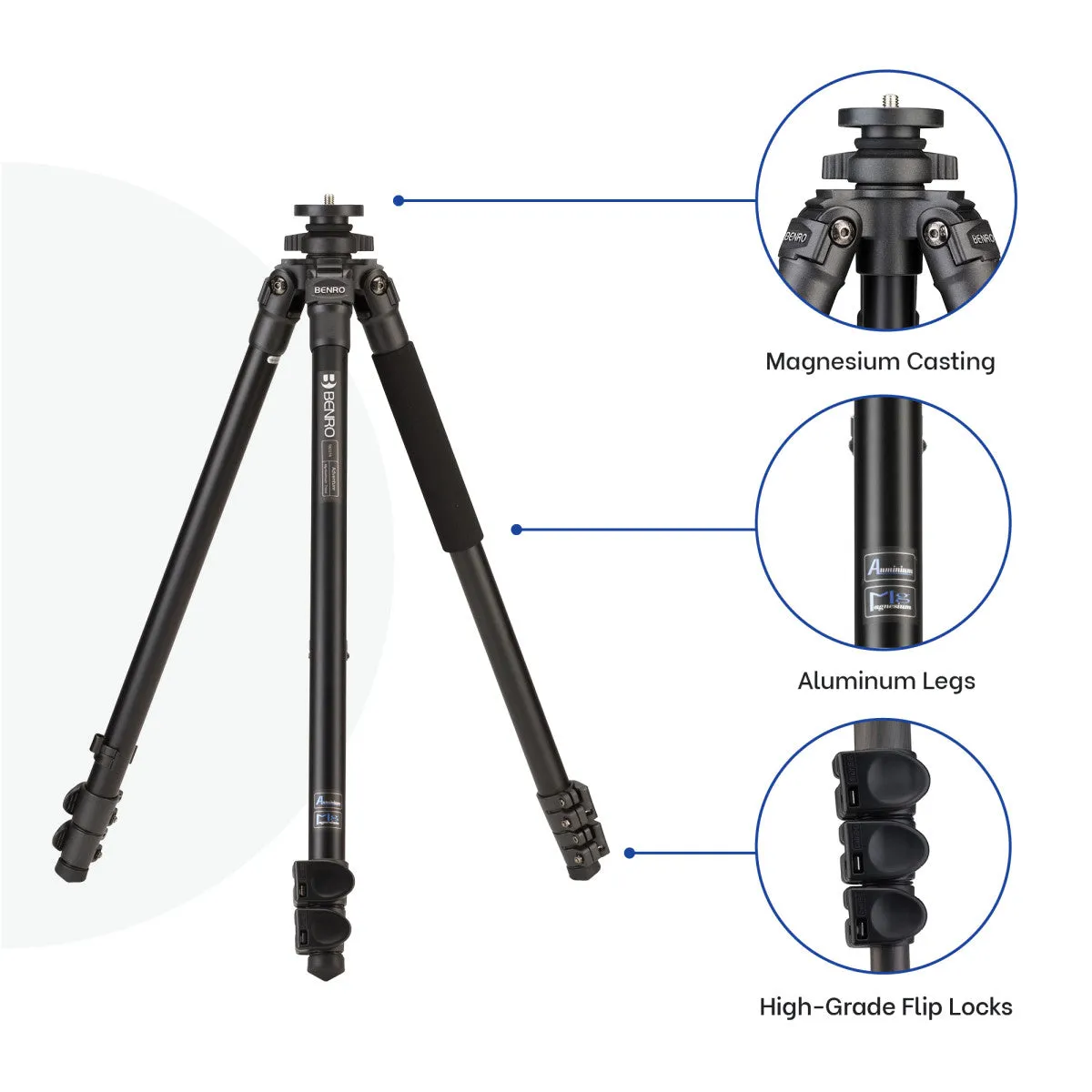 Benro TAD27A Adventure AL Series 2 Aluminum Tripod