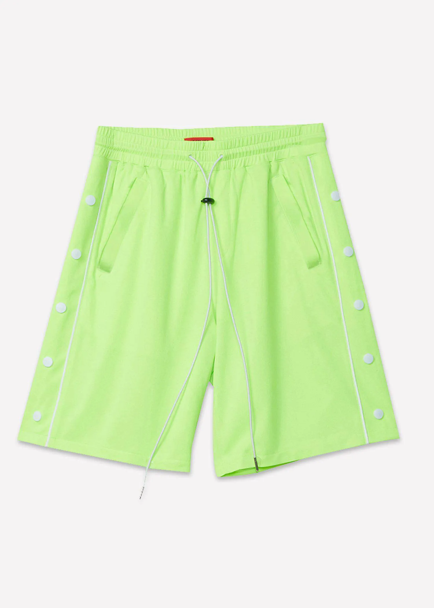 Blank State Men's Snap Button Gym Shorts in Neon