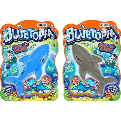 Bluetopia Wind Up Shark Pool Toy