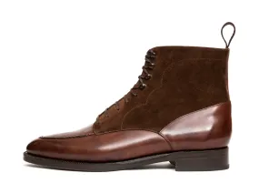 Bremerton - MTO - Walnut Museum Calf / Dark Brown Suede - TMG Last - Double Leather Sole