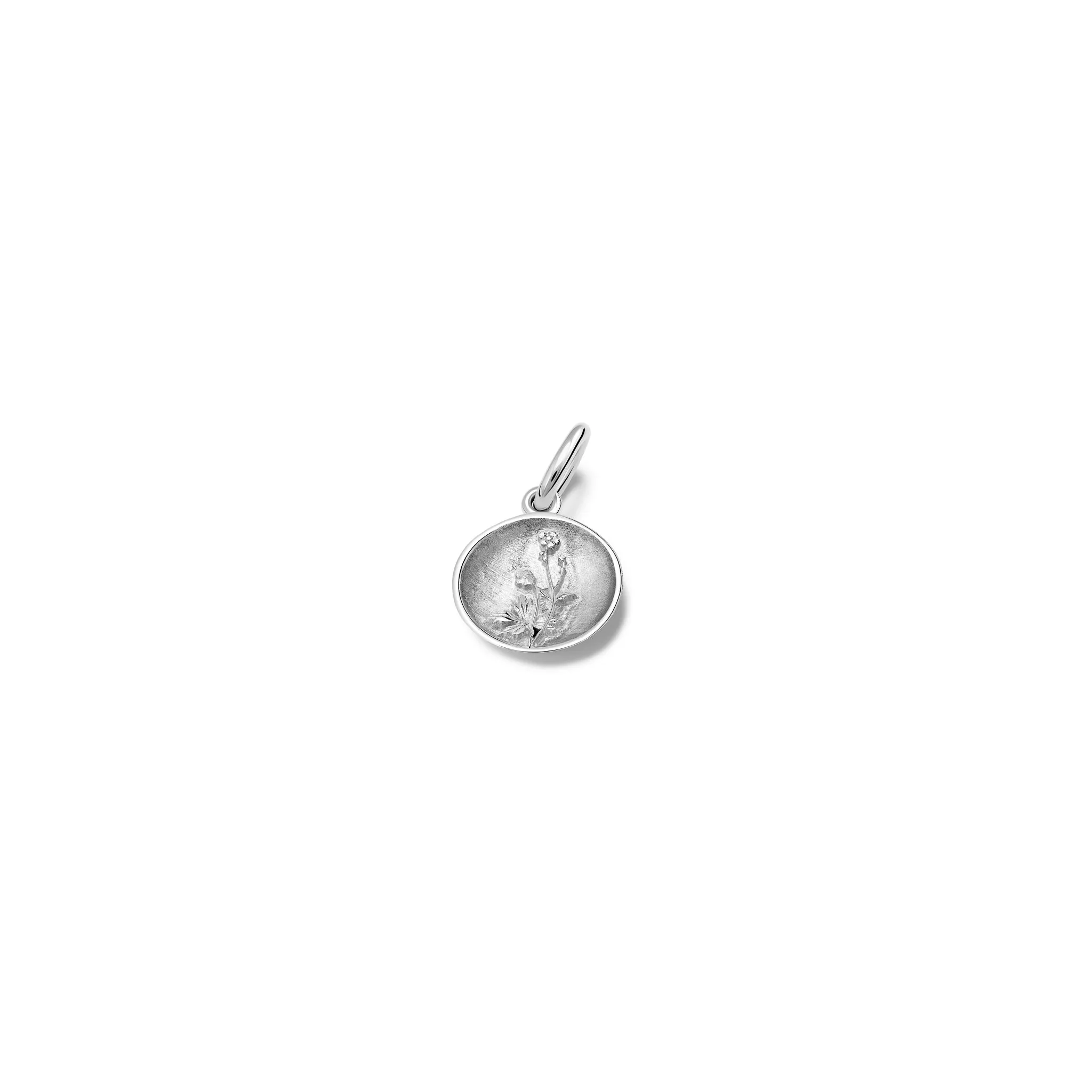 Buttercup Necklace Pendant Silver