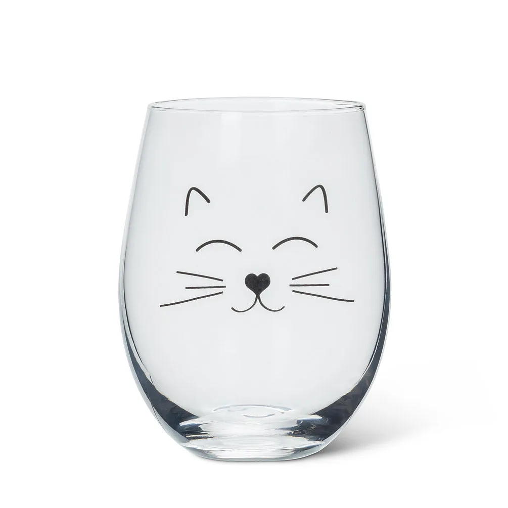 CAT STEMLESS WINE GLASS