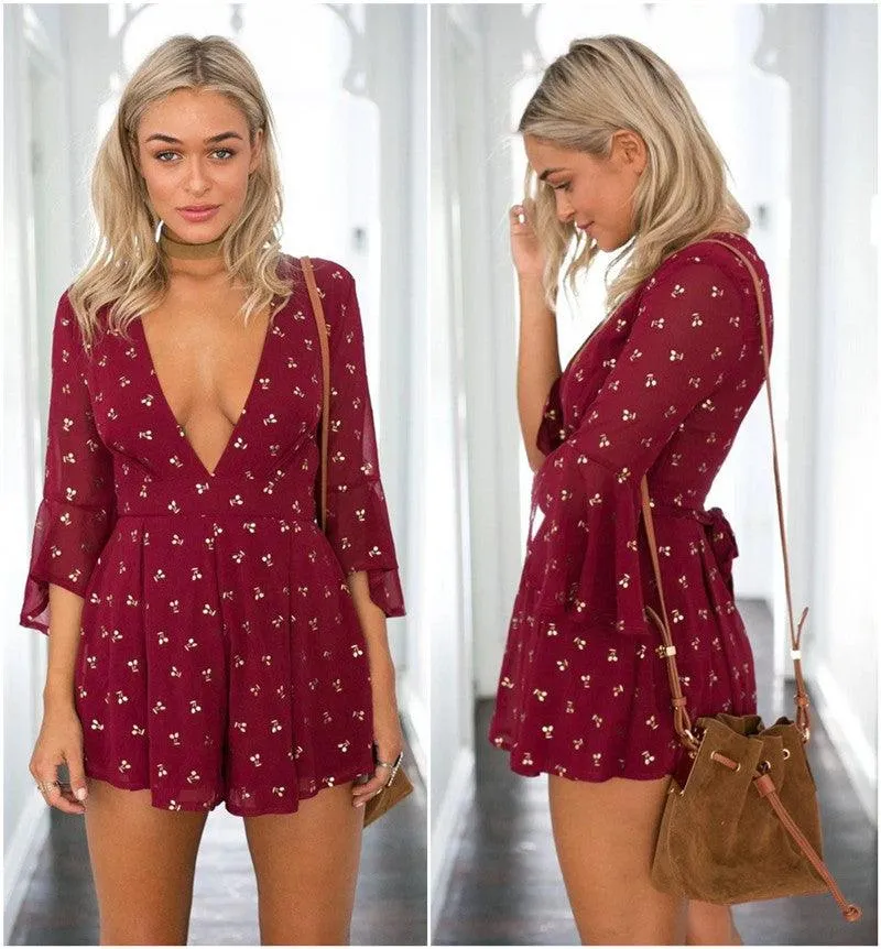 CHERRY ON TOP ROMPER