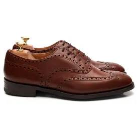 'Chetwynd' Tan Brown Leather Oxford Brogues UK 9 C