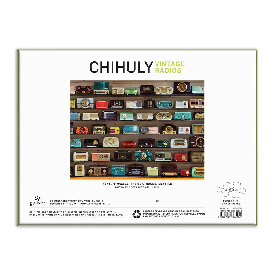 Chihuly Vintage Radios 1000-Piece Puzzle