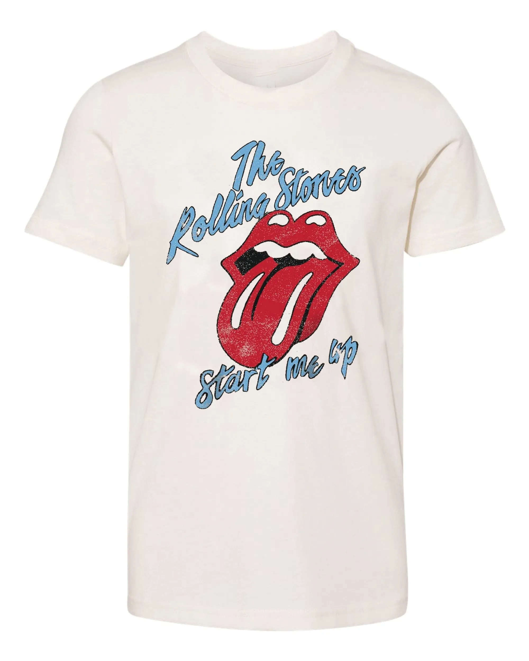 Children's Rolling Stones Start Me Up Off White Tee