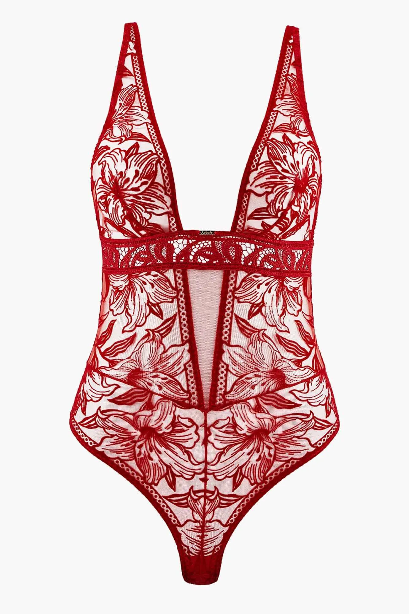 Coeur Bodysuit in Red