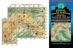 Colorado Fruita - Grand Junction - Trails and Recreation Topo Map | Latitude 40°