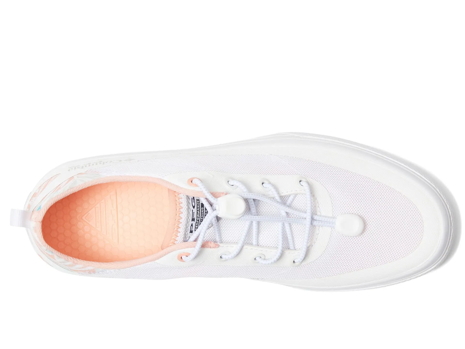 Columbia Bonehead PFG Sneakers, White/Light Coral