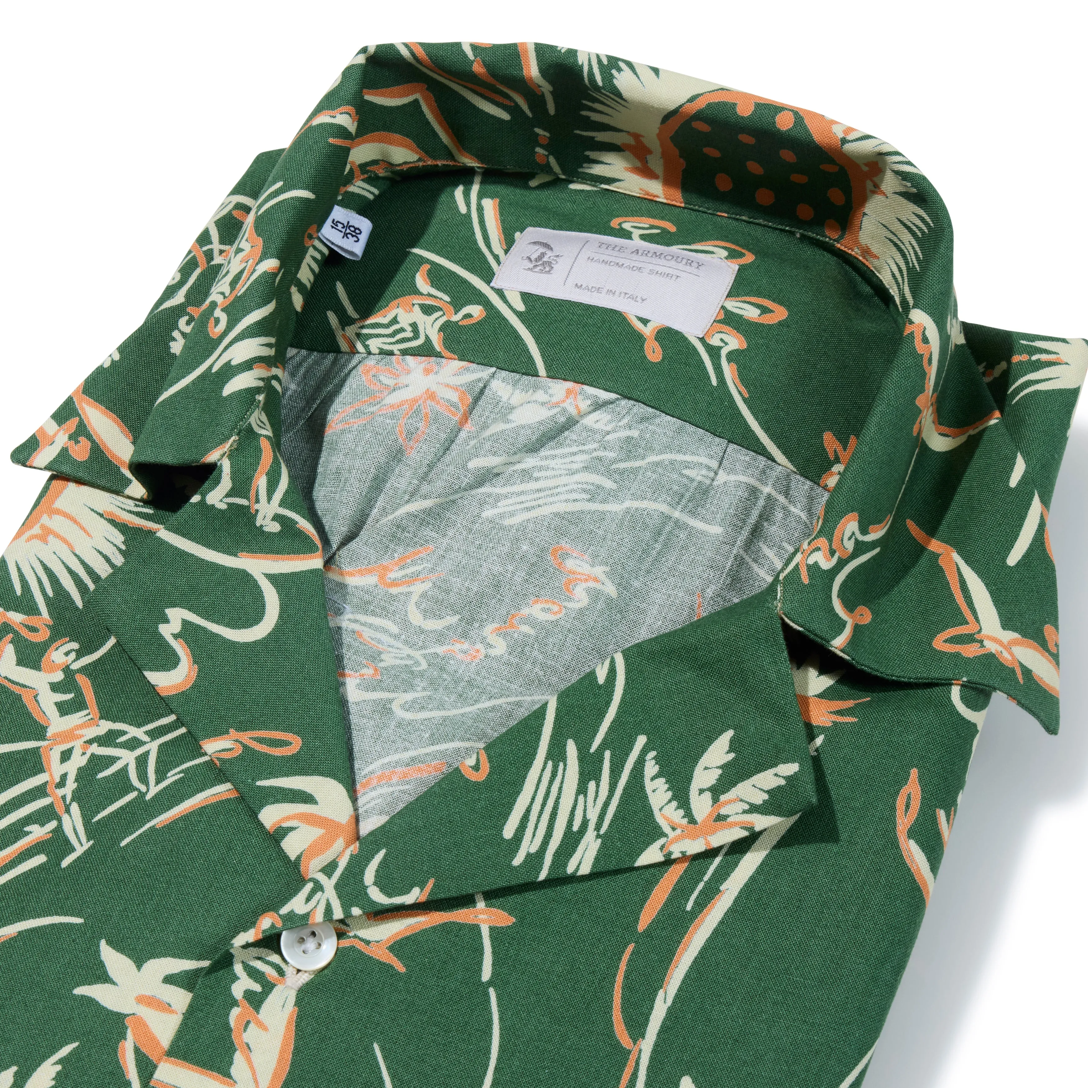 Cotton Palm Tree Print Summer Shirt