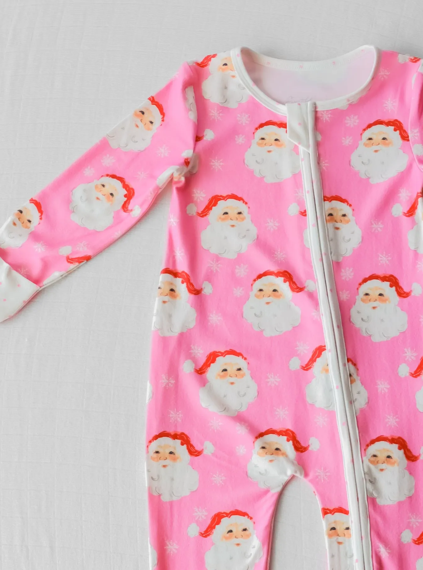 Dreamer Layette - Jolly St Nick in Pink