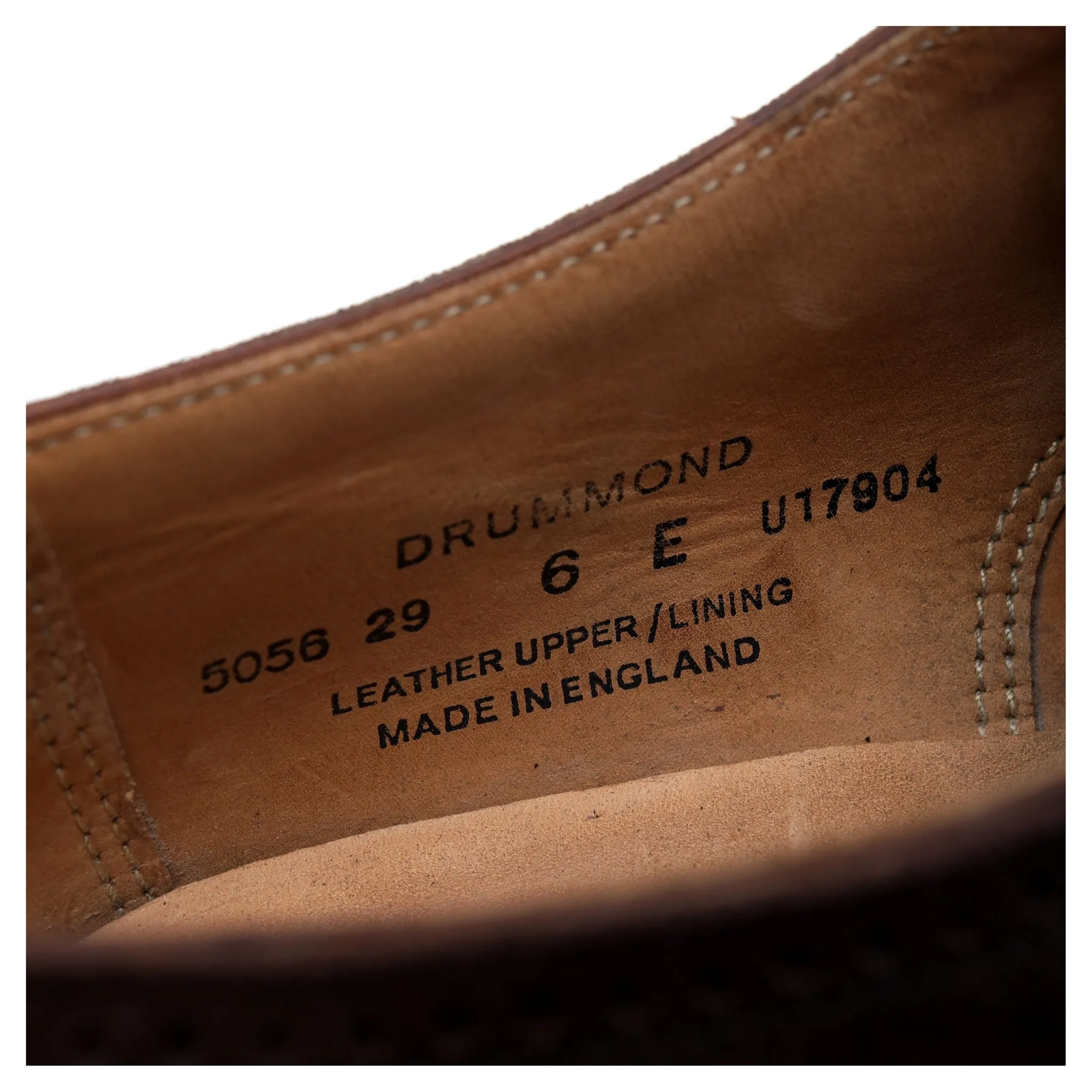 'Drummond' Dark Brown Suede Oxford Brogues UK 6 E