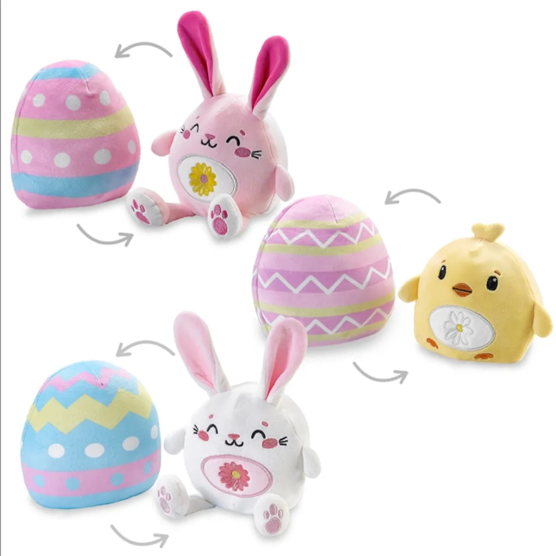 Easter Inside Outsies Reversible Plush