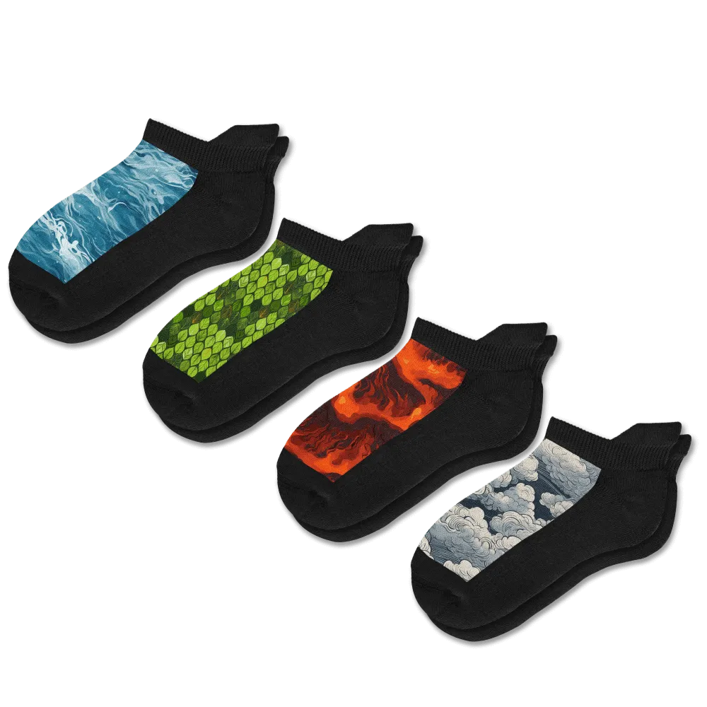 Elements Ankle Diabetic Socks Bundle 4-Pack