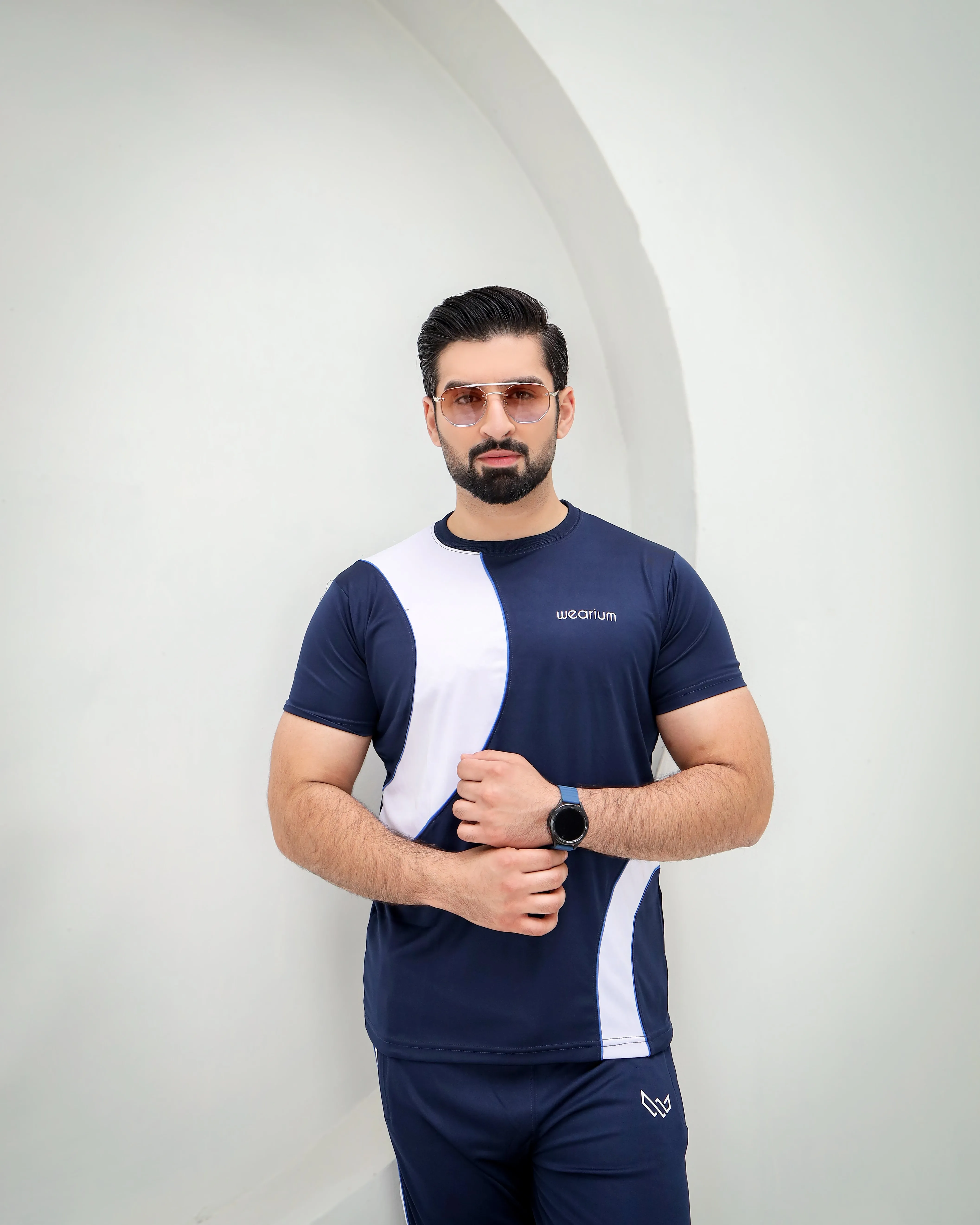 EliteFit - Navy/White Twinset