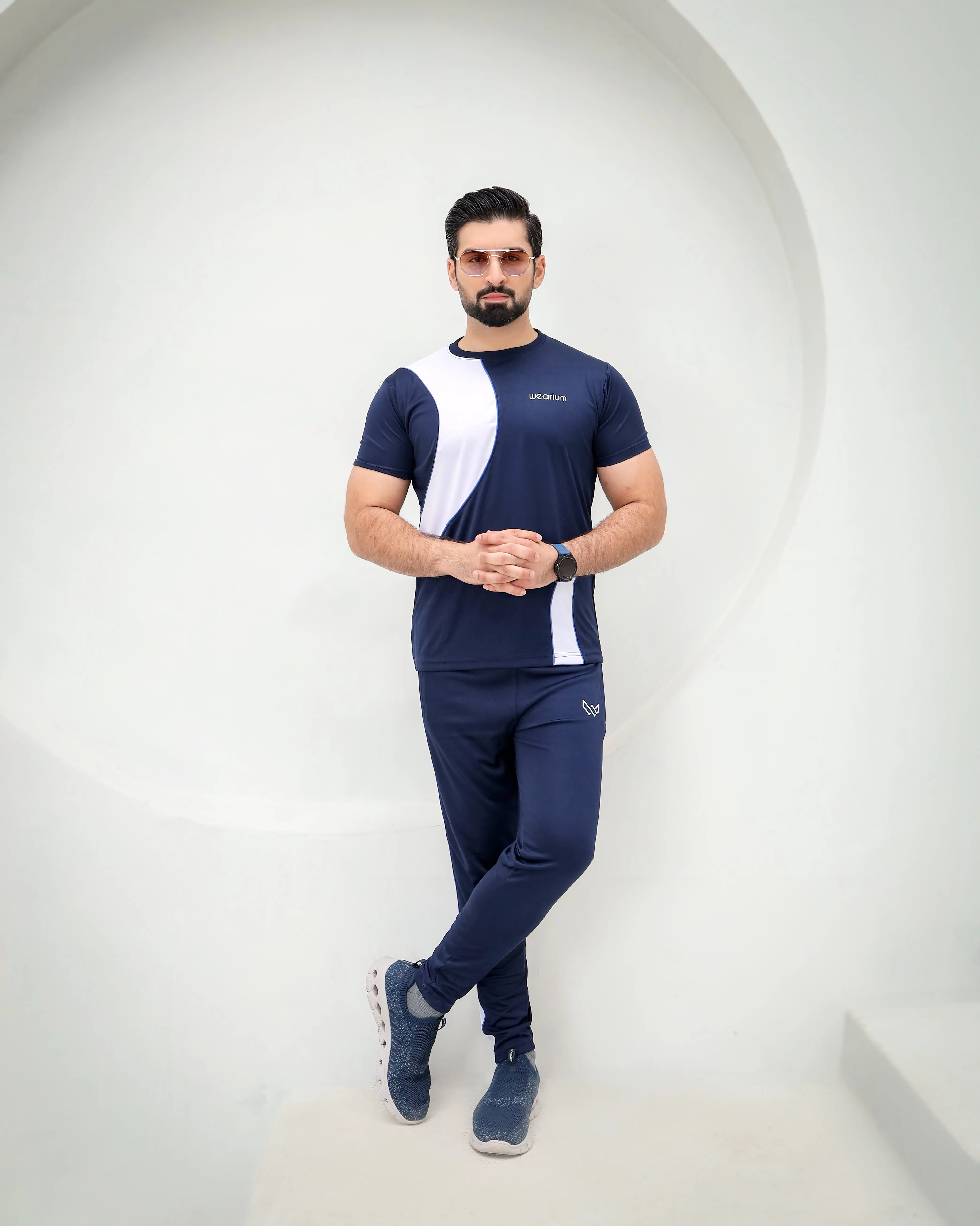 EliteFit - Navy/White Twinset