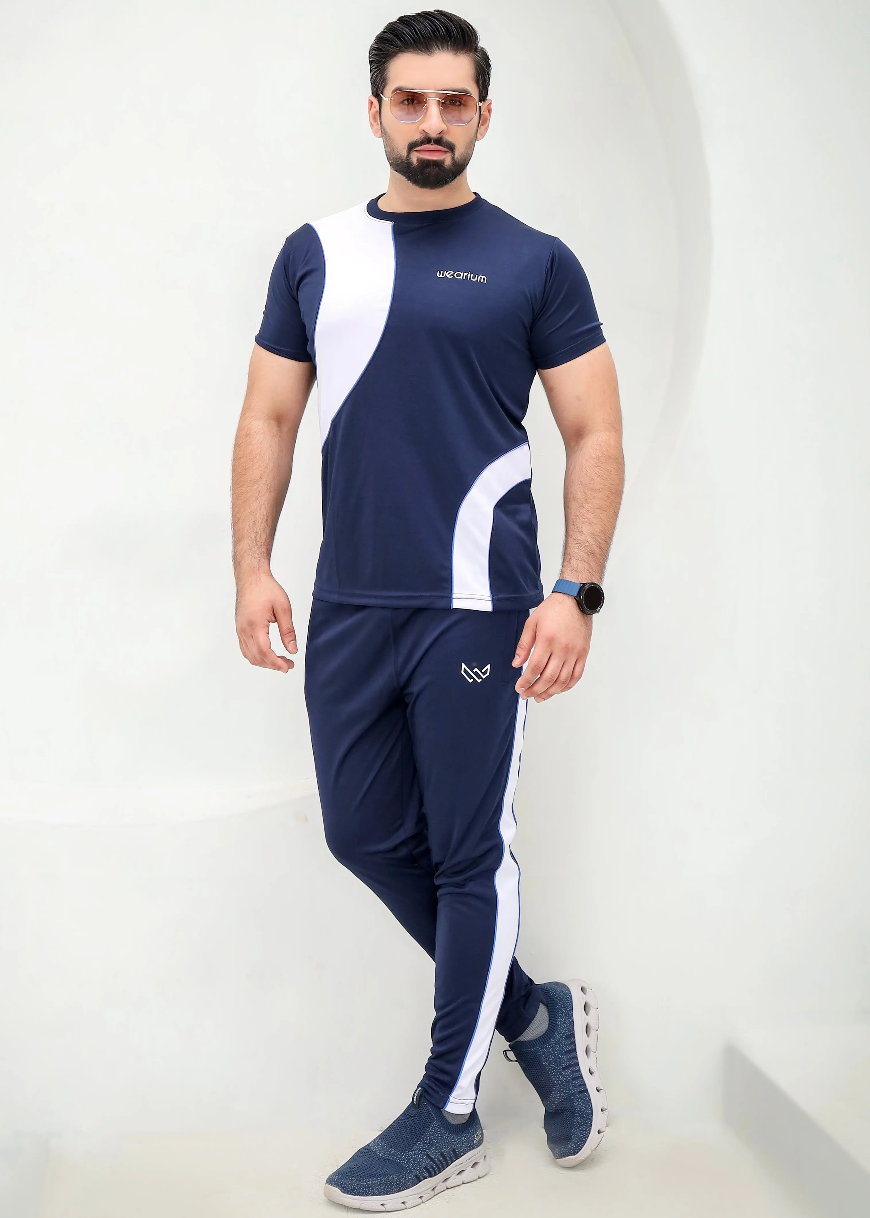 EliteFit - Navy/White Twinset