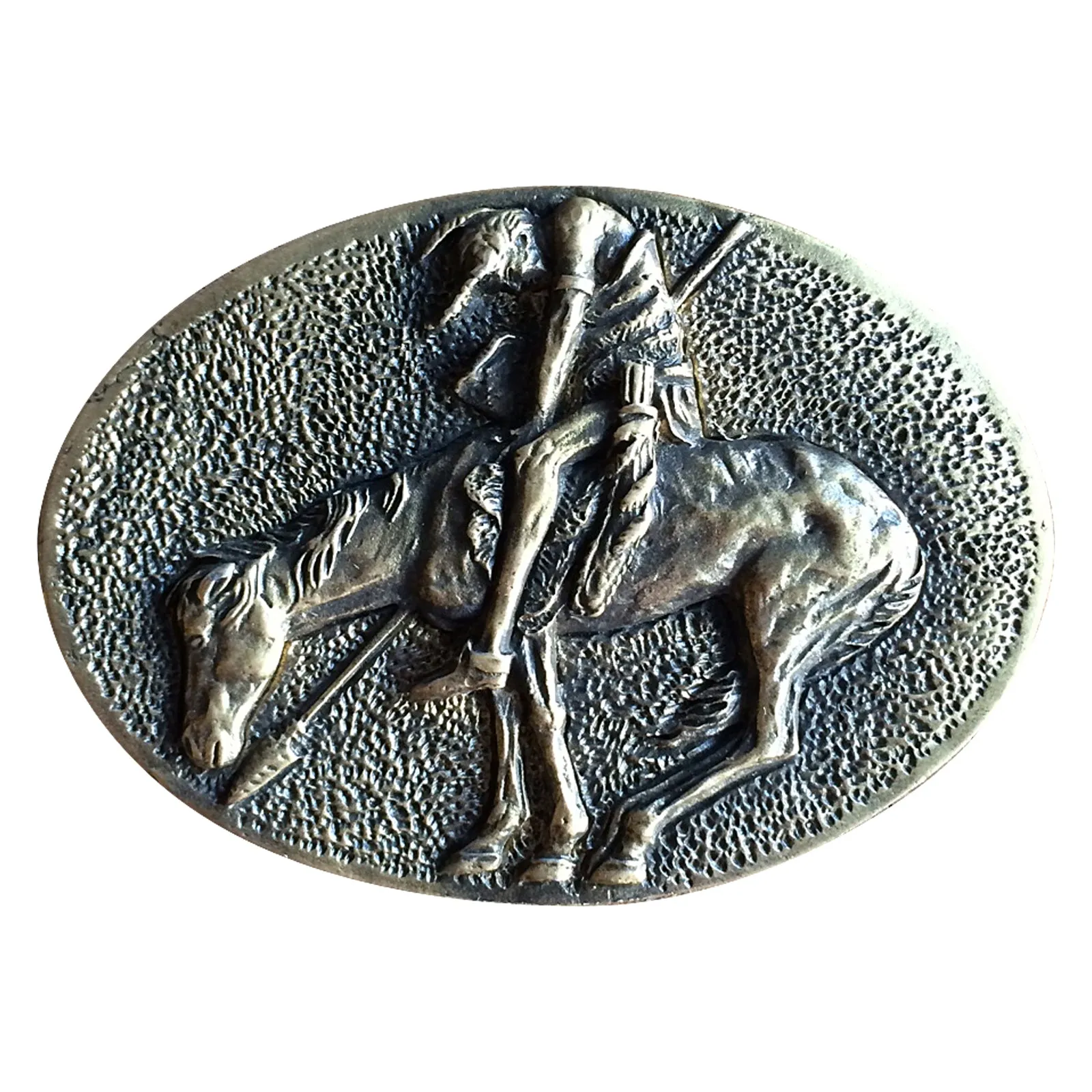 End of the Trail Brass Western Belt Buckle