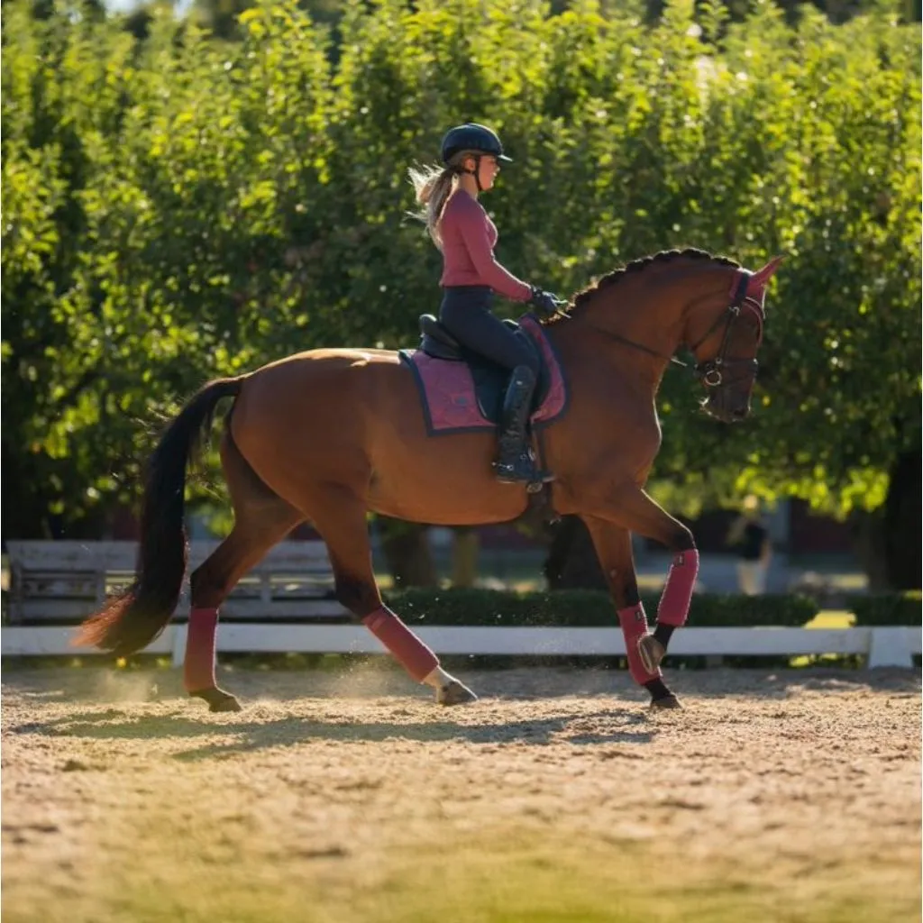 Equestrian Stockholm Dressage Saddle Pad TIMELESS ROSE