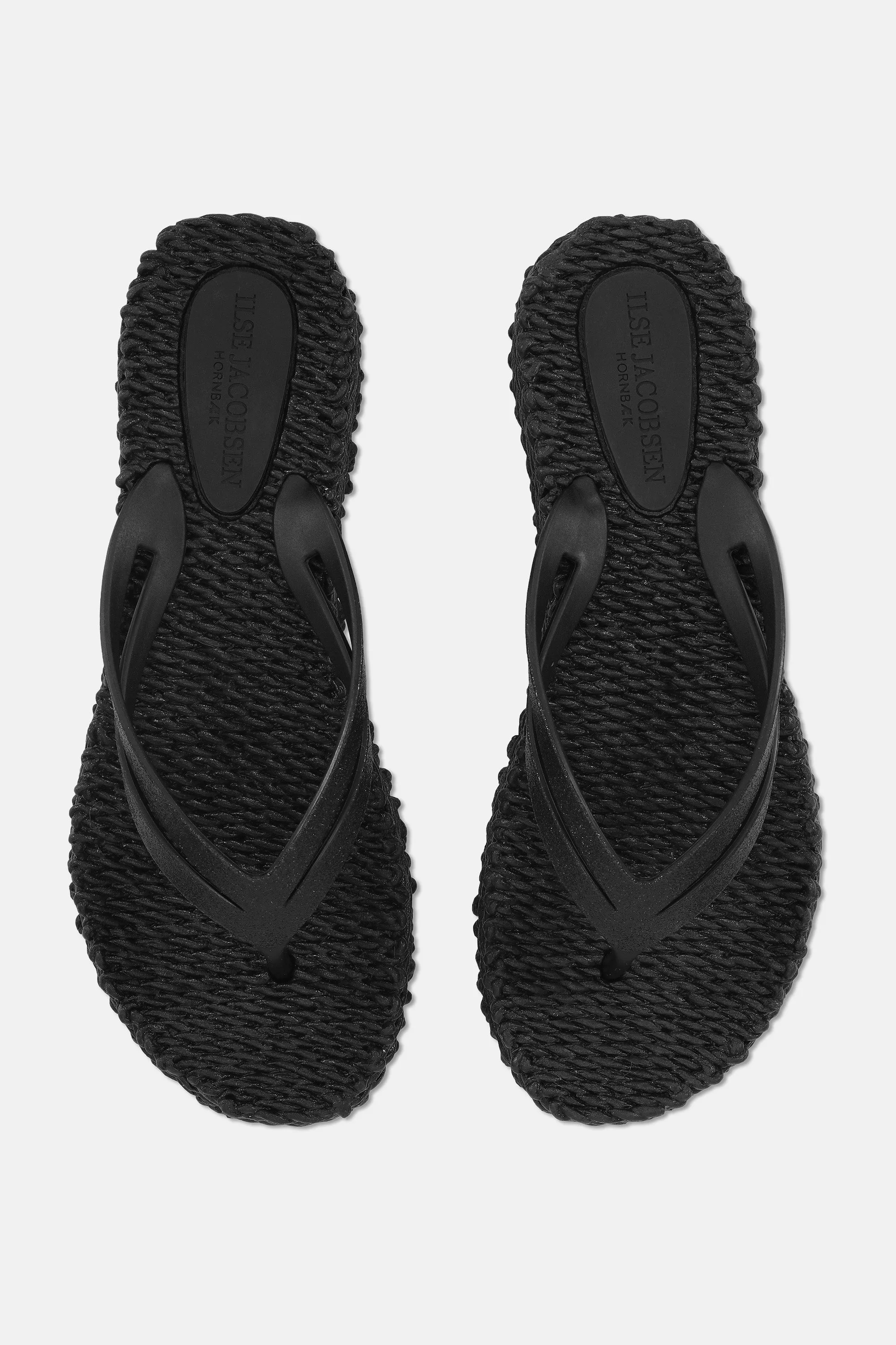 Flip Flop On Platform Sole - Black